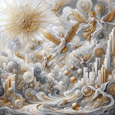 INSPIRAZIONS GREETING CARD Gathering of Angels